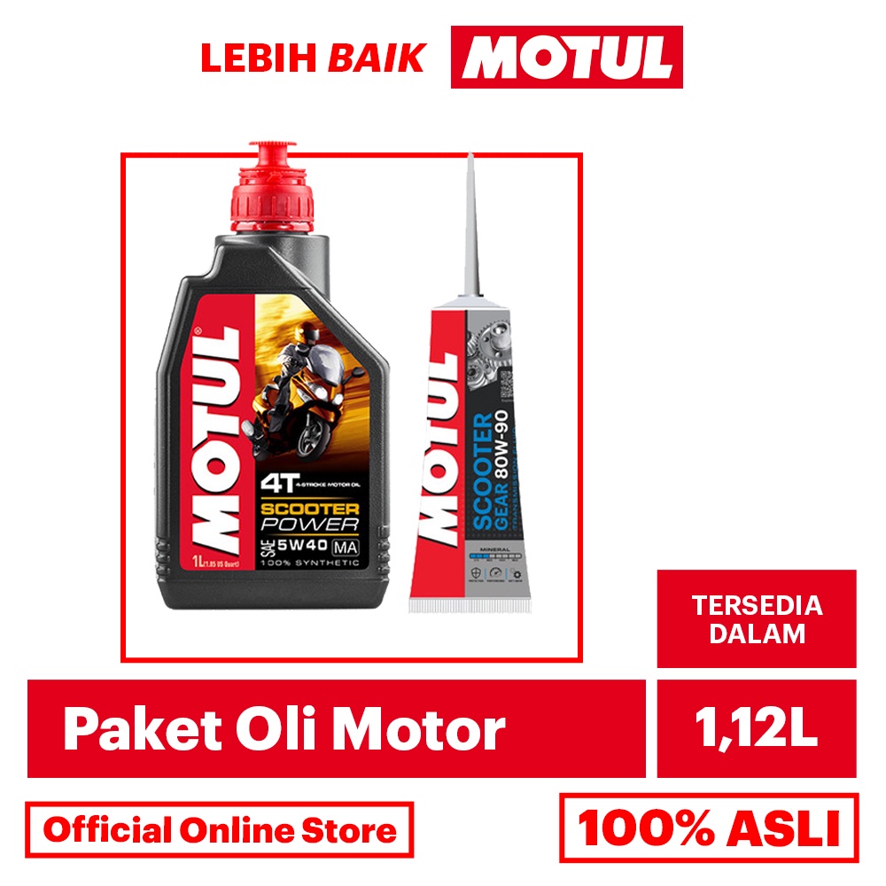 Jual Paket Complete Ganti Oli Motor Matic Motul Scooter Power Le T W L Scooter Gear Oil