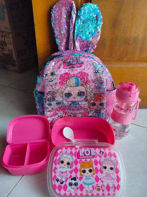 Import Mb 104 - Kotak Katering - Lol Spiderman Sofia