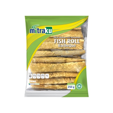 Mitraku Fish Roll BBQ [250, 500, 1000 gr] / Frozen Food / Makanan Beku