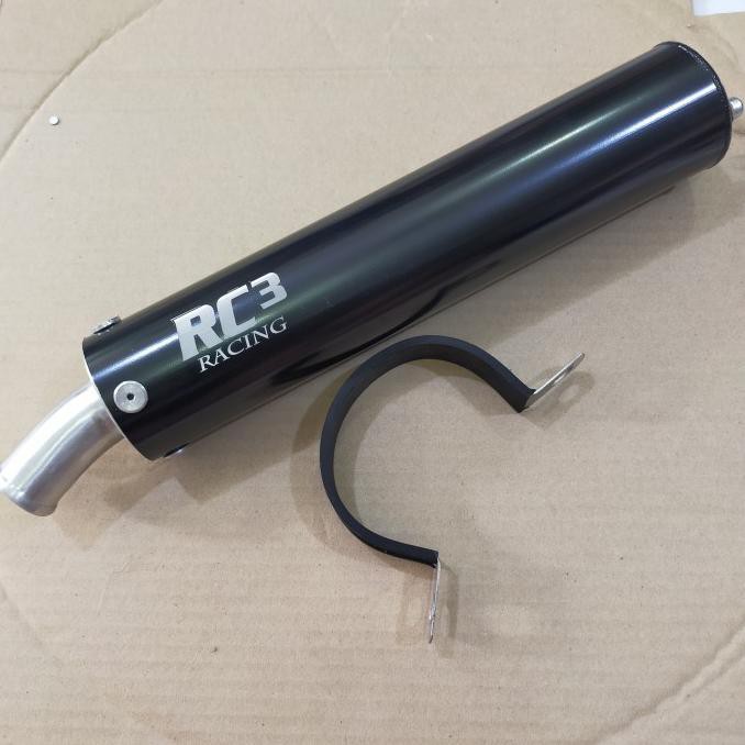 Diskon Silencer Almu Rc3 Tz Hitam Panjang 30Cm Termurah