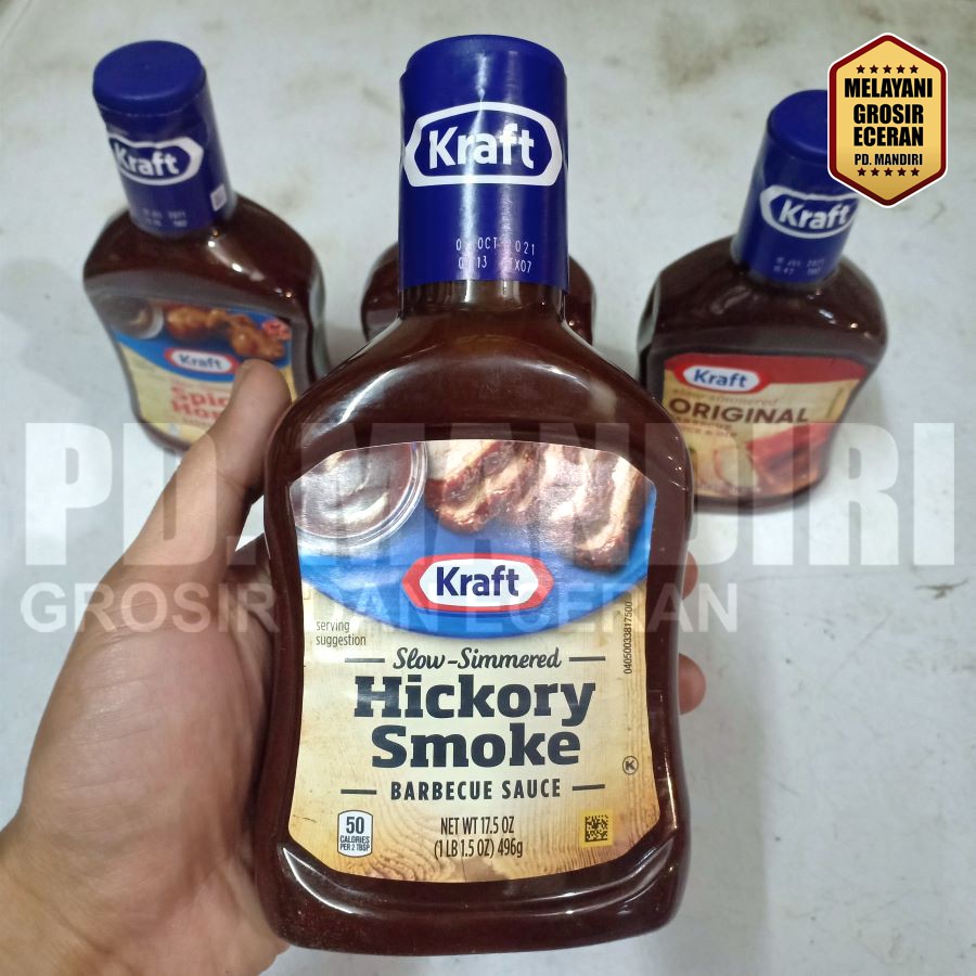 

KRAFT BBQ SLOW SIMMERED HICKORY SMOKE 510 GR