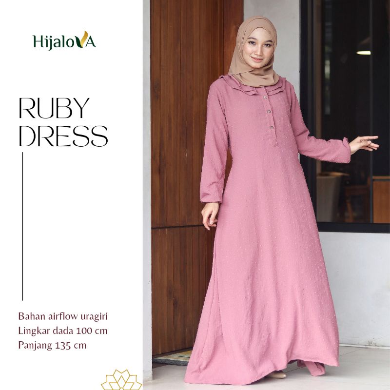 Gamis Wanita Uragiri Adem Ruby Dress