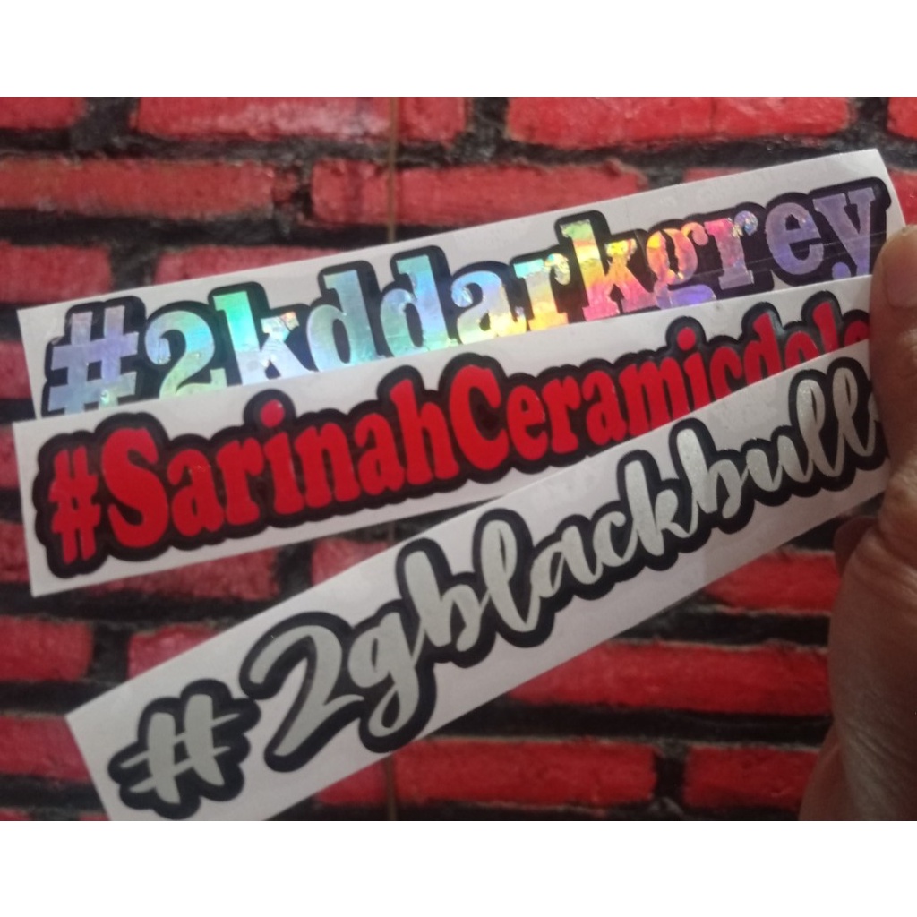 

sticker IG nama.ukuran 14x4cm