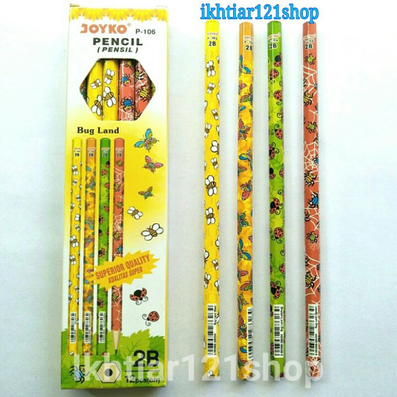 

Pensil 2B Joyko P-106/Pencil 2B Joyko P 106 Satuan