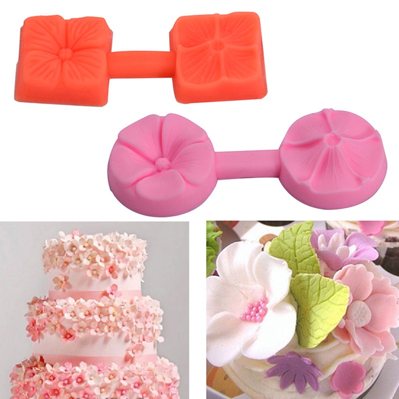(Dreamdreaming.Id) Cetakan Fondant / Cokelat Bentuk Bunga Mawar 3d Bahan Silikon Untuk Dekorasi Kue
