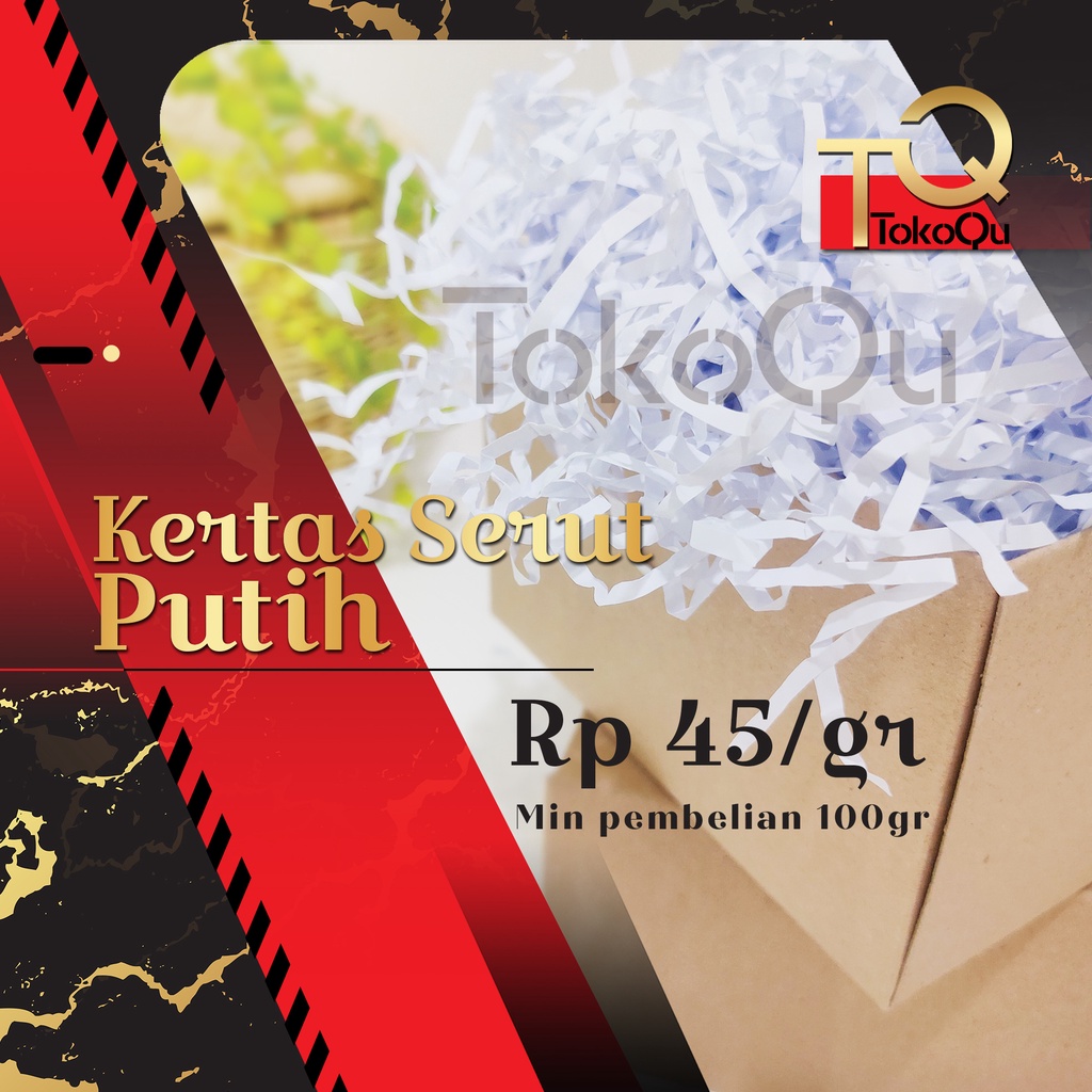 

[100gram]Gift Box Filler/Shredded Paper Ekonomis/Shredded paper murah
