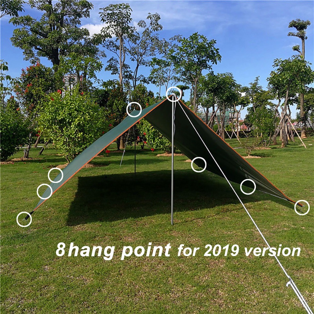 Flysheet Shelter Camping - Tenda Kanopi Tahan Air - Ukuran 4x3M - Tenda Camping Outdoor Tahan Panas