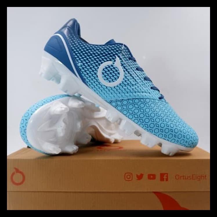 GRATIS  Sepatu Bola OrtusEight Genesis FG Arctic Blue White 11010083 Original