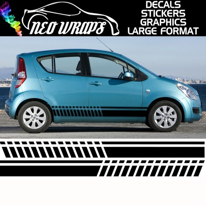 sticker splash sticker stripe list mobil suzuki splash cutting sticker Keren