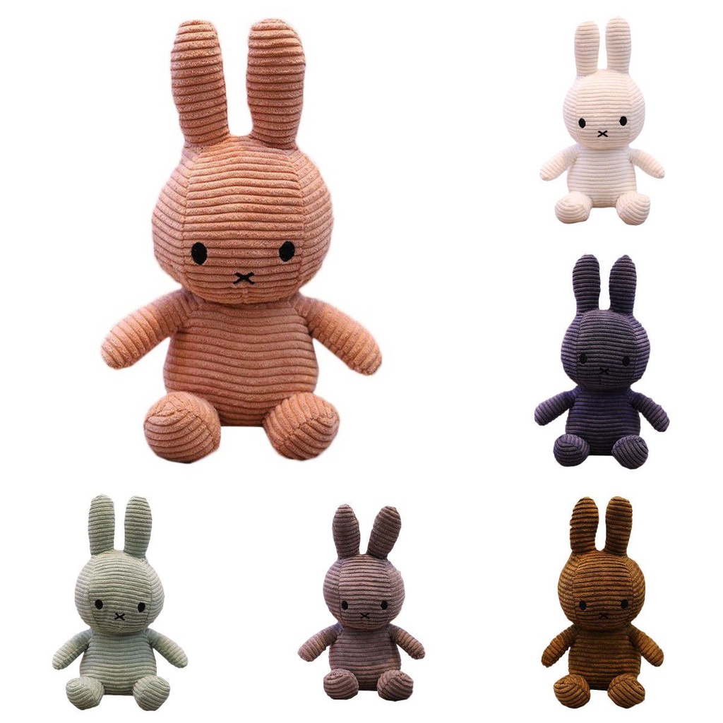 25/35cm Boneka Rabbit Miffy Doll Toy Cute Stuffed Rabbit Child Baby Gift Cuddly Plush For Children's Gift Mainan