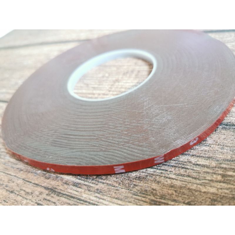 Double tape 3M Merah(8mm x 33m)