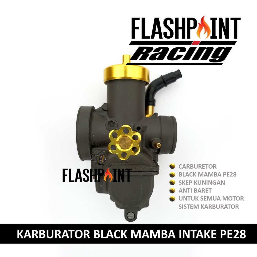 (BISA COD) KARBURATOR KEIHIN OEM PE 24 26 28 BLACK MAMBA RED GOLD CNC THAILAND KARBU PE28 PE26 PE24 KARBULATOR BEAT VARIO MIO RX KING MX GRAND SUPRA SMASH 125 X BYSON SHOGUN NINJA CBR GL PRO RR SOUL FI FU 150 SATRIA R VIXION TIGER GL REVO MX VEGA Z ZR-7