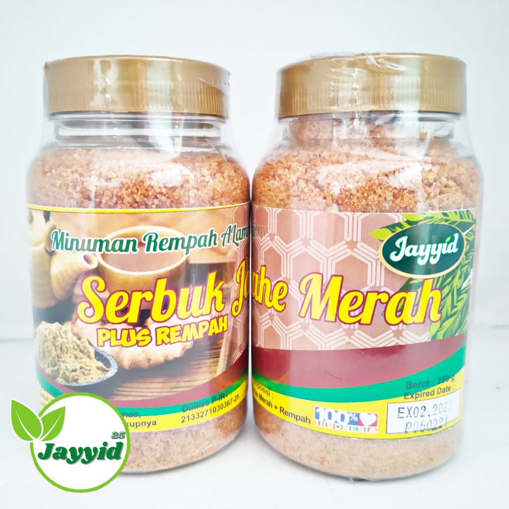 

Jahe Merah Plus Rempah-Rempah Original Kemasan Botol 220gr Jayyid