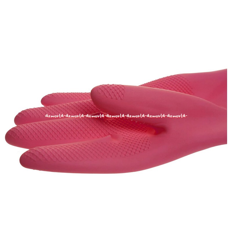 Komax Rubber Gloves Long Latex Pink Sarung Tangan Panjang Karet Pink Made in Korea Ramah Lingkungan