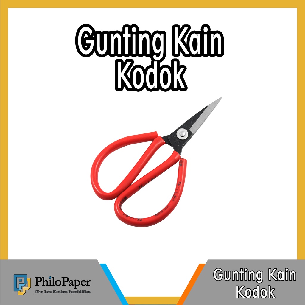 

ATK ~ Gunting Kain Kodok Merah / Gunting Karton