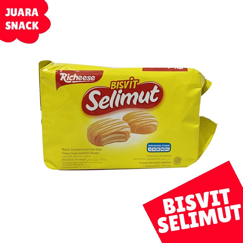 Richeese Nabati Bisvit Selimut 47.5gr