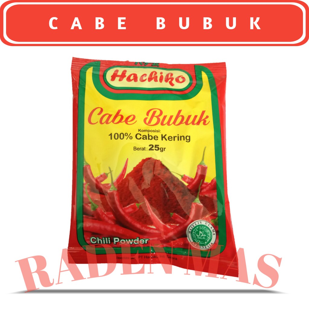 

CABE BUBUK 100% CABE KERING 25gr