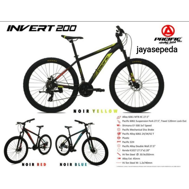 Sepeda MTB 27,5 PACIFIC INVERT 200 Sepeda gunung alloy KHUSUS GOSEND