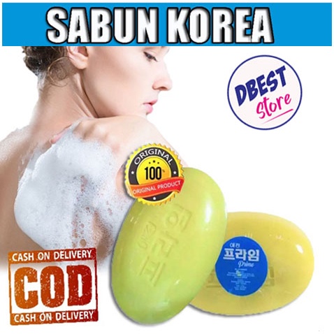 SABUN PEMUTIH BADAN DAN WAJAH - SABUN KOREA KUNING ORI BPOM