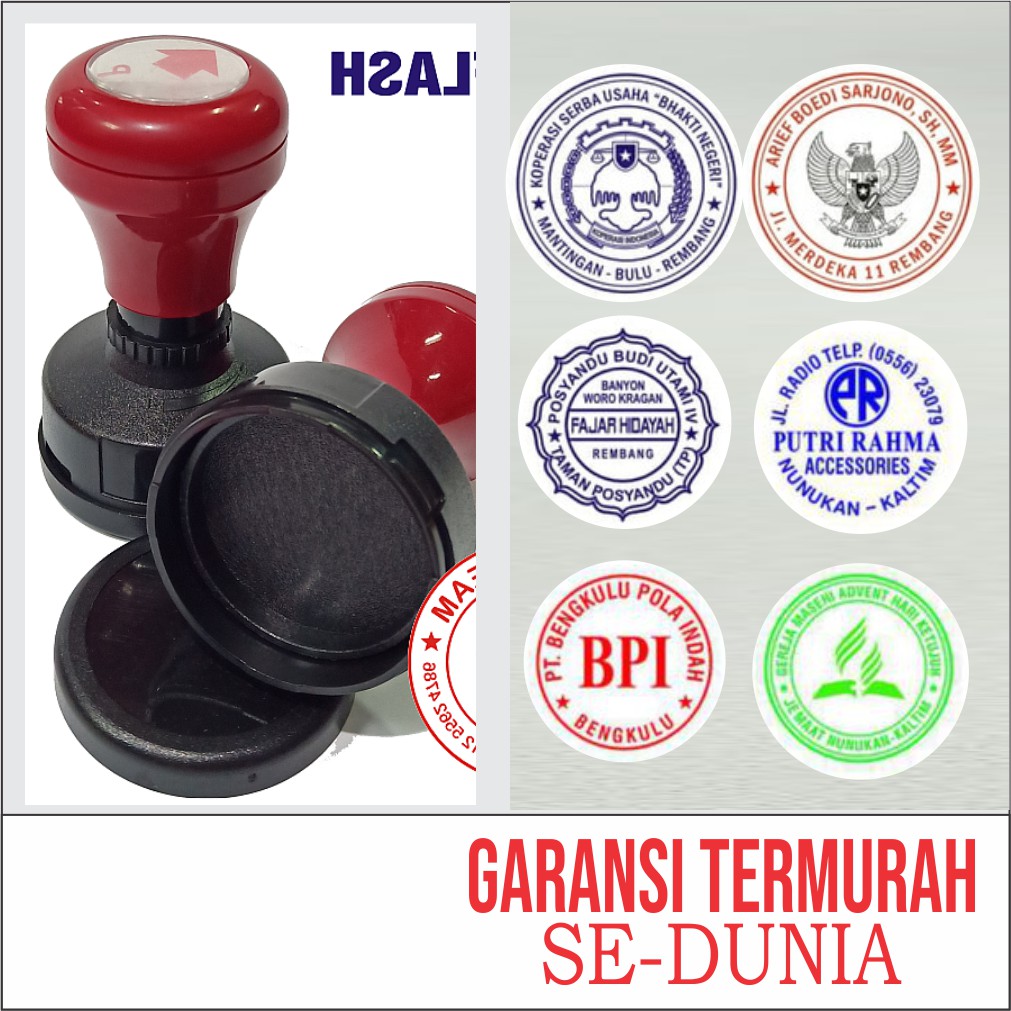 

Stempel Bulat Standar 42mm Instansi / Perusahaan / Legalitas / Notaris