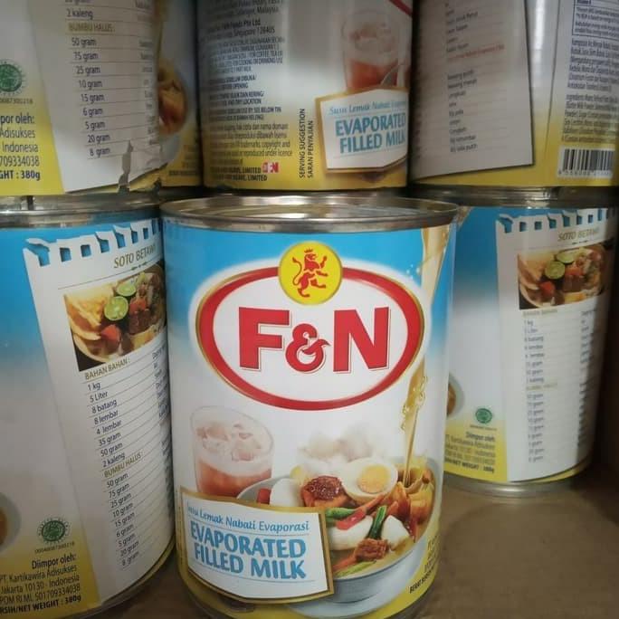 

[COD] Susu Evaporasi F&N 380gr Kartonan Isi 48 Pcs khusus GOSEND/GRAB [COD]