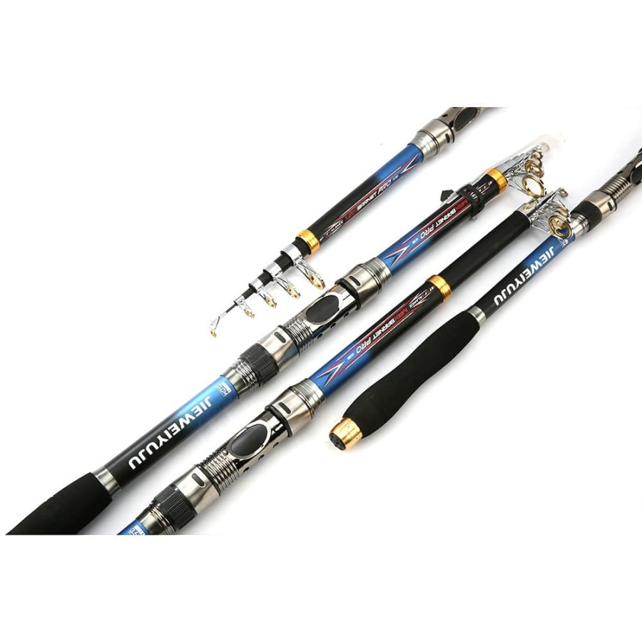 JIEWEIYUJU Joran Pancing Portable Telescopic Epoxy Resin 2.1M/5