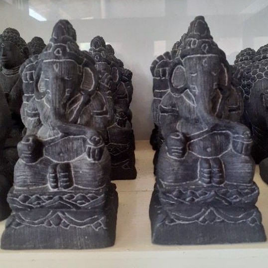hobby koleksi 1 set miniatur patung Ganesha bali besar 15 cm
