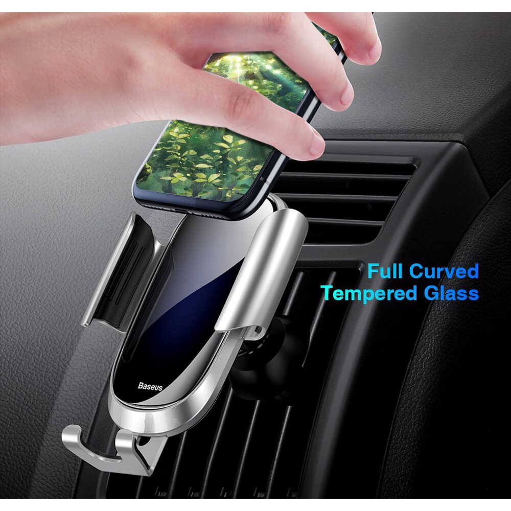 Baseus Future Gravity Air Vent Car Mount Phone Holder Dudukan HP AC Mobil Bracket Android iPhone