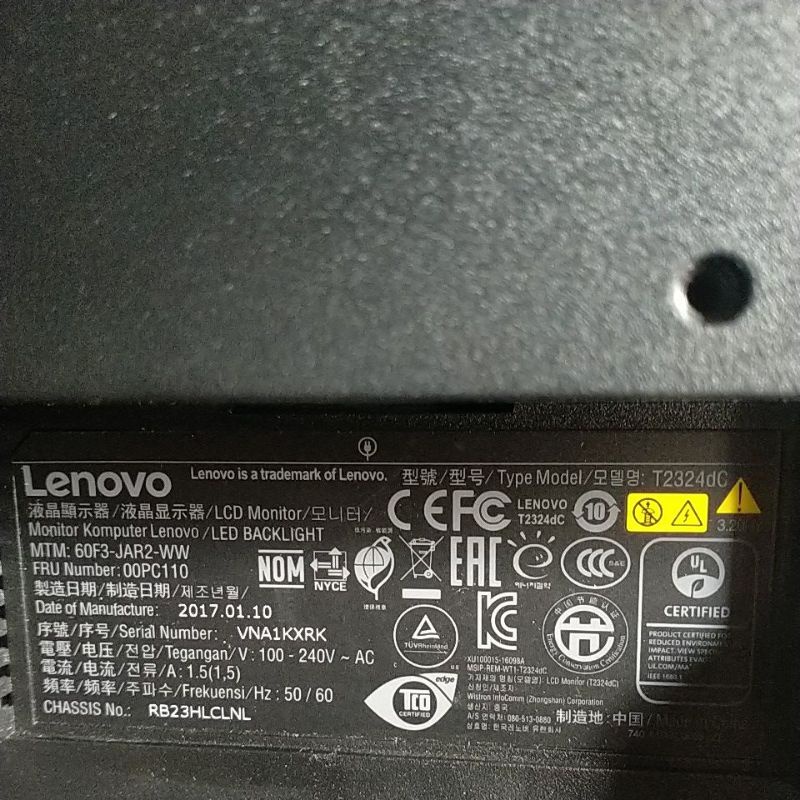 LED LENOVO 22 INCI T2224daFULL HD LIKE NEW