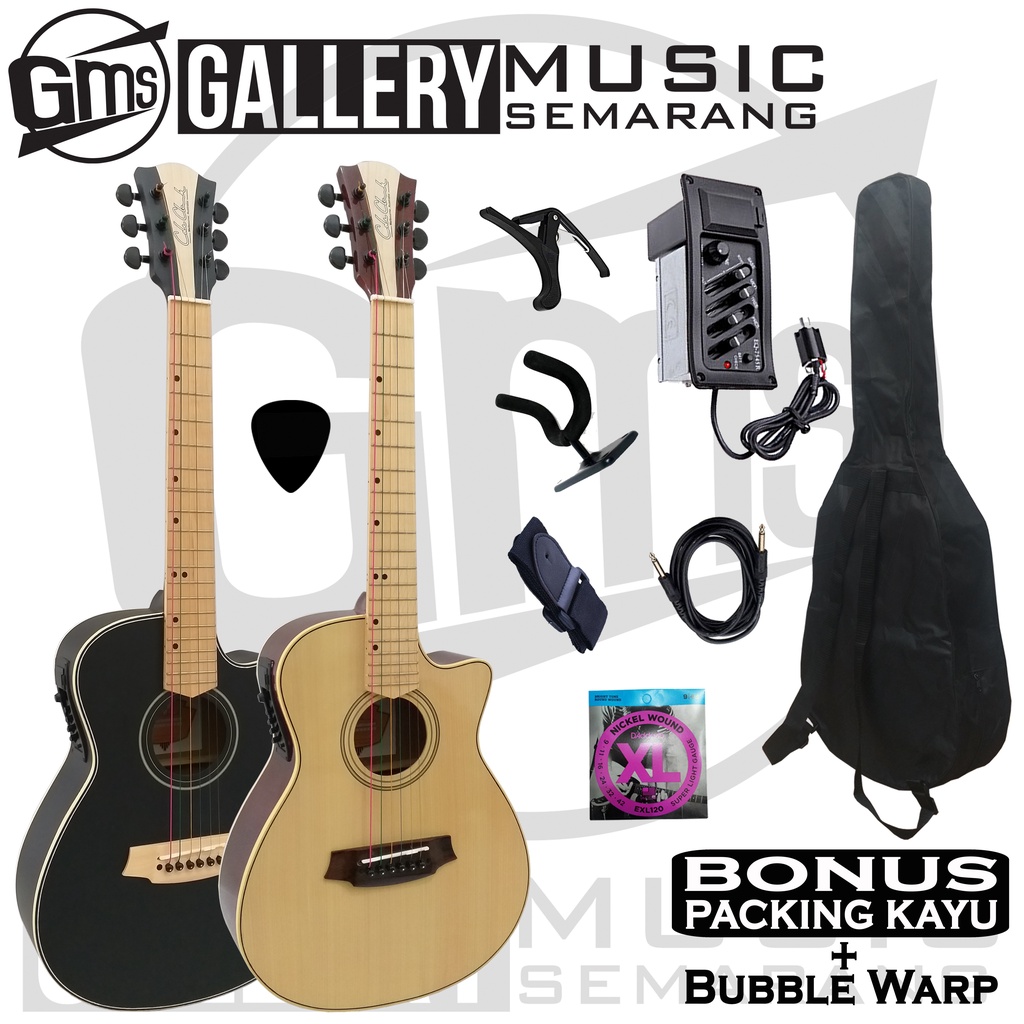 Gitar Akustik Elektrik ¾ Cole Clark Gitar 3/4