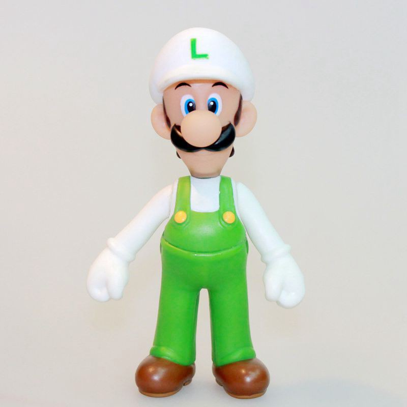 Mainan Boneka Action Figure Super Mario Bros Bahan PVC Ukuran 12CM