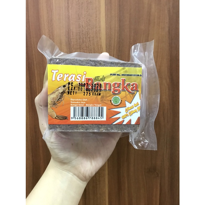 

terasi bangka asli 225gr / belacan bangka / terasi udang