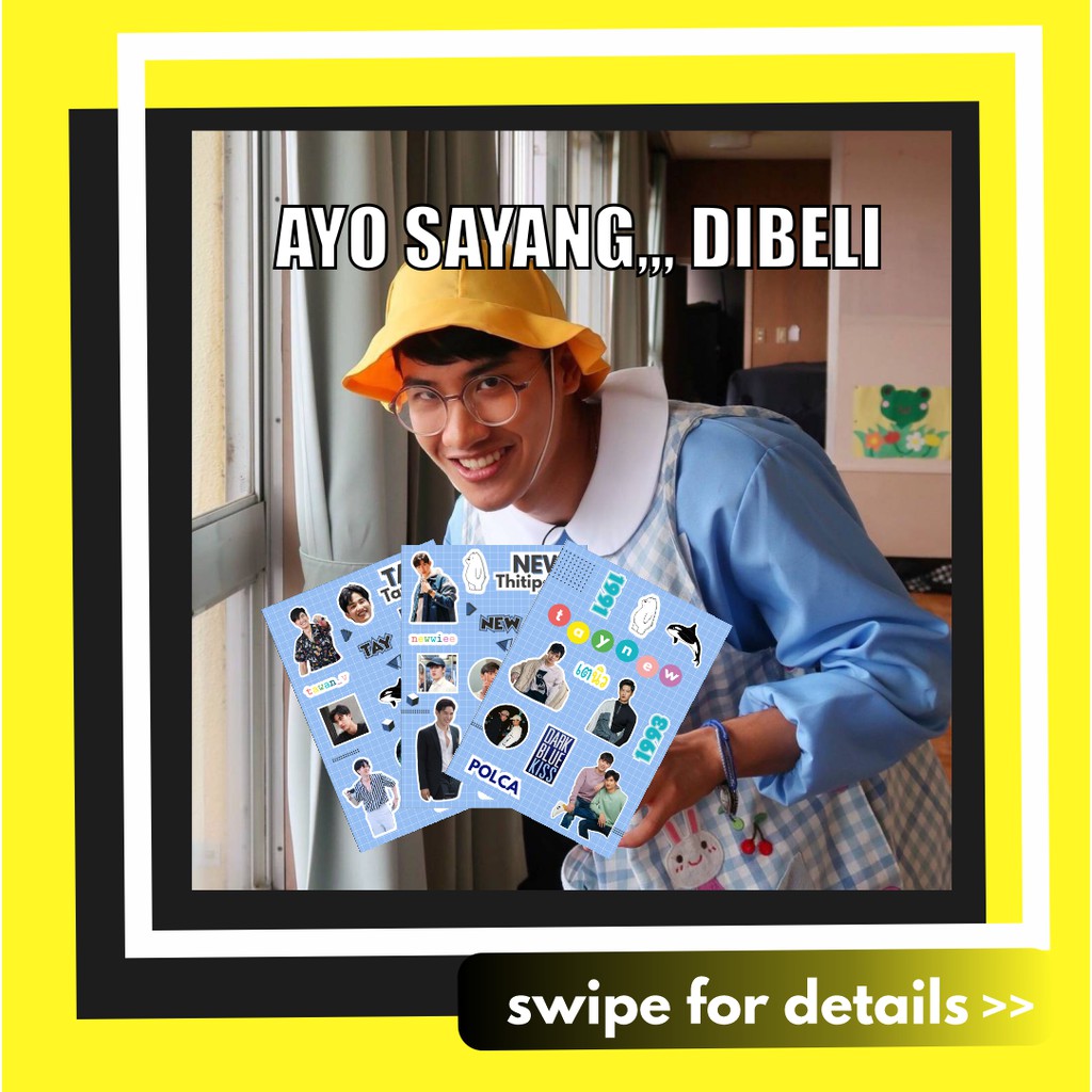 [READY STOCK] Sticker Set Couple | Tay New TAYNEW Edition