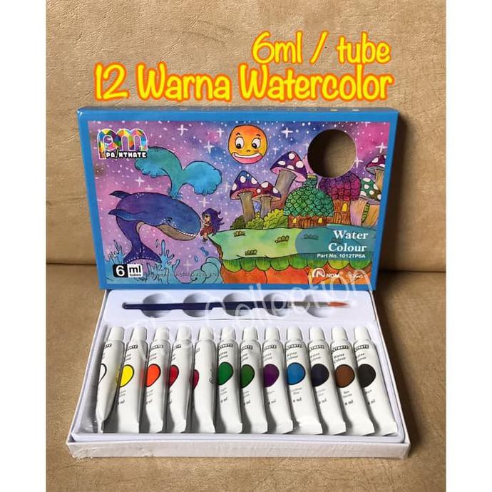 

Terbaru! Atk0461Pm 12 Warna 6Ml Cat Air 1012Tp6A Paintmate Watercolor Anak Krea Terpercaya