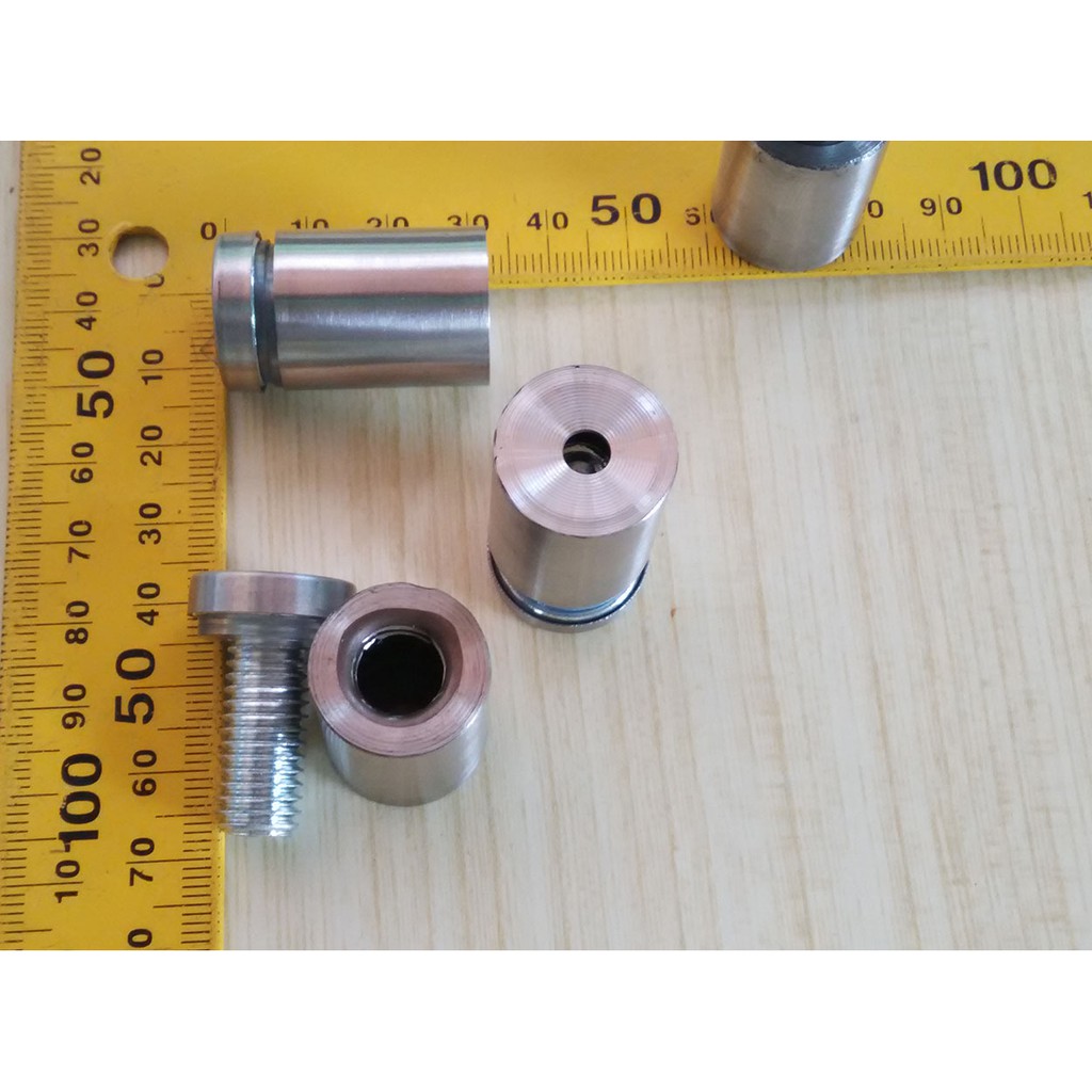 Pen Iklan / Baut Display Kaca/ Acrylic/ Frame Poster 19 x 30 mm SS