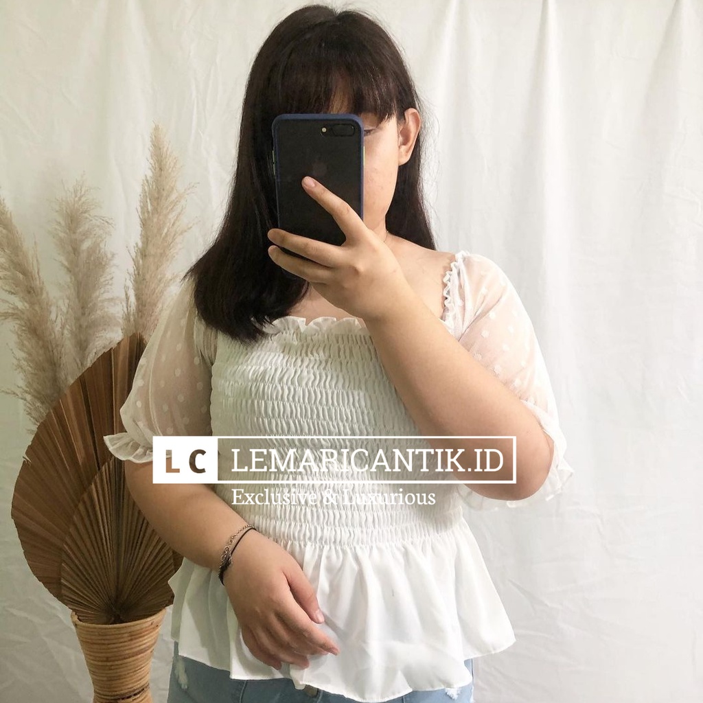 BAJU SABRINA JUMBO | BAJU SABRINA WANITA | ATASAN WANITA JUMBO | BLOUSE BIG SIZE | BLOUSE JUMBO SABR