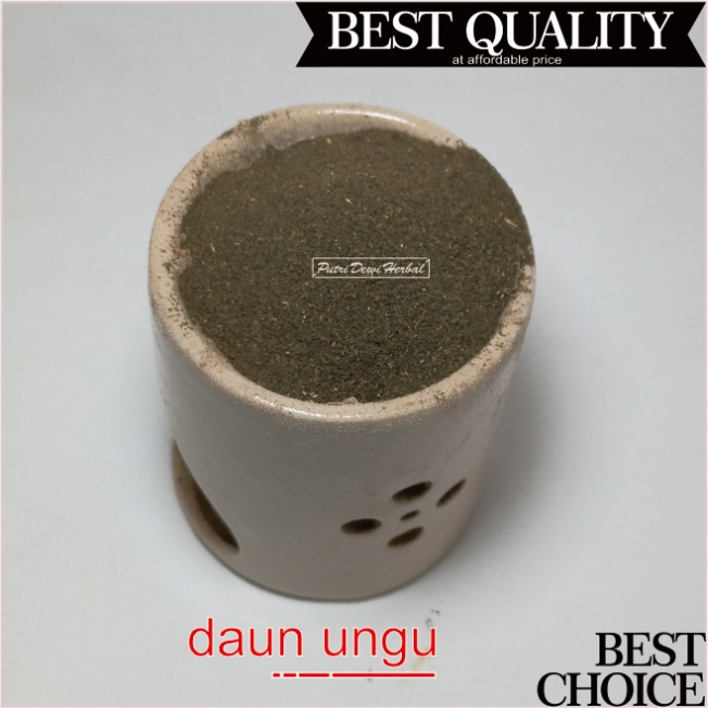 Daun Ungu Bubuk 50 Gram - Serbuk Daun Wungu | Graptophyllum pictum | Caricature Plant Powder | demung tulak  wungu daun temen-temen handeuleum karotong temen kadi-kadi kobi-kobi