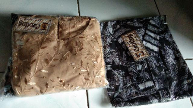 Baju Cople Annabel Pinguin Original Seno Estu - Baju Batik Cople -batik Cople Brukat Tille Mutiara