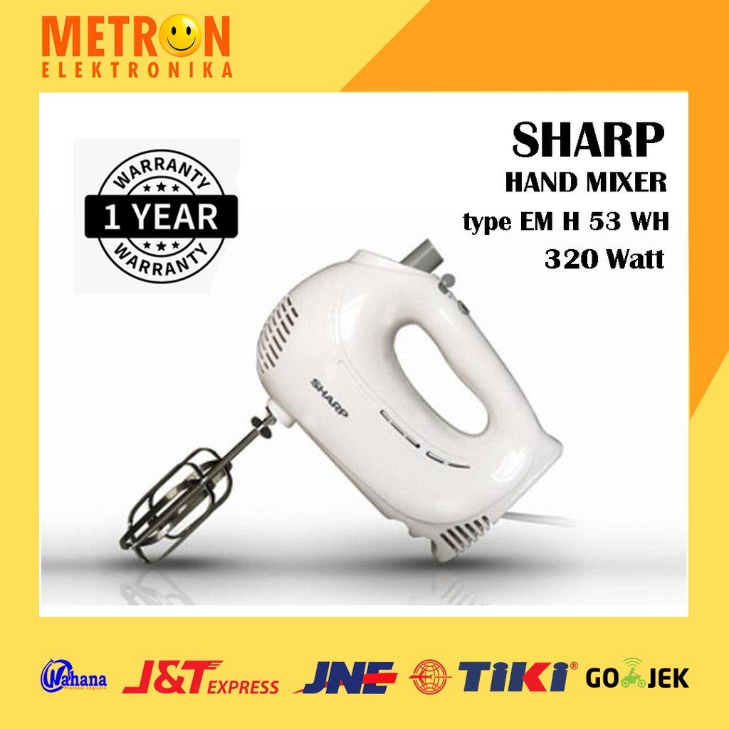 SHARP EM H 53 WH / HAND MIXER / EMH53WH