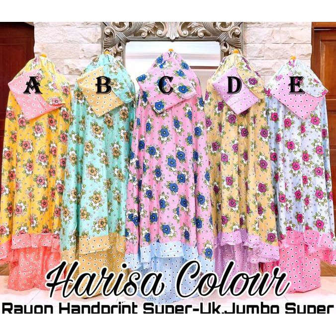 Ori&Terjamin Mukena Bali Batik Jumbo Kain Bahan Rayon Murah Dewasa Adem