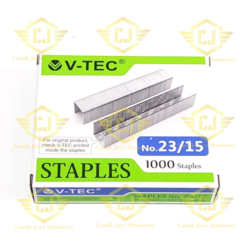 

Isi Staples V-TEC NECES 23/15 Refill Heavy Duty Stapler