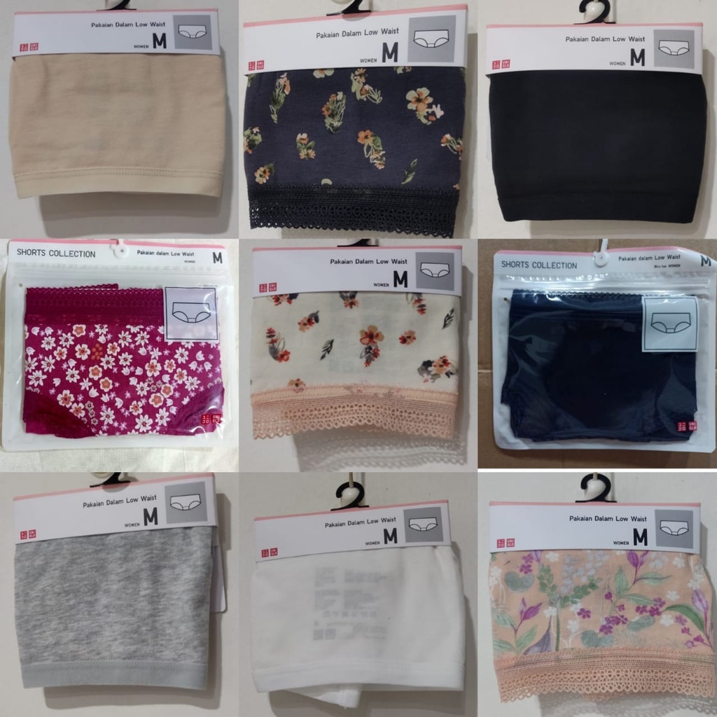 Uniqlo Celana dalam wanita low waist size M