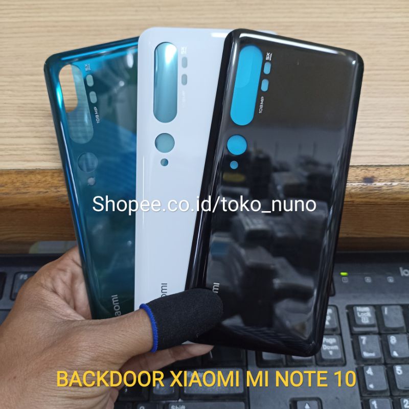 ORIGINAL Backdoor Xiaomi Mi Note 10 Tutup Belakang Baterai Backcover Backdoor Xiaomi Mi Not 10 Pro