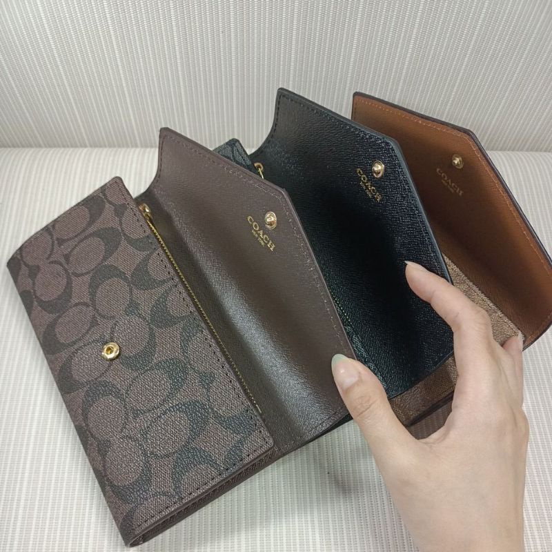 Dompet panjang kancing envelope wanita import premium