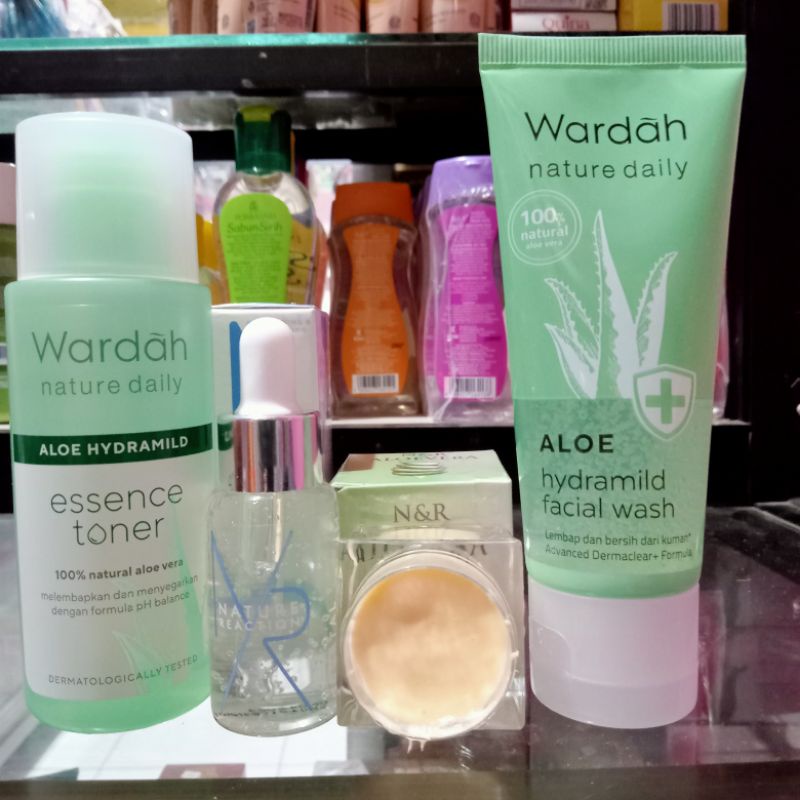 Cream Aloevera Paket 4in1 // Paket Cream Aloevera penghilang flek 4in1 | Cream+ff+Serum+toner