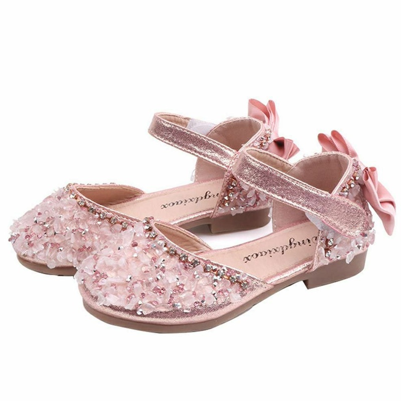 Juragan Junior [COD] Sandal SERAFI Glitter Sandal Sepatu Formal Anak Perempuan Size 26-36