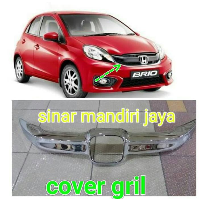Terlaris Cover grill New Brio/Brio 2016-2017