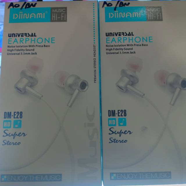 EARPHONE DIINAMI DME-28
