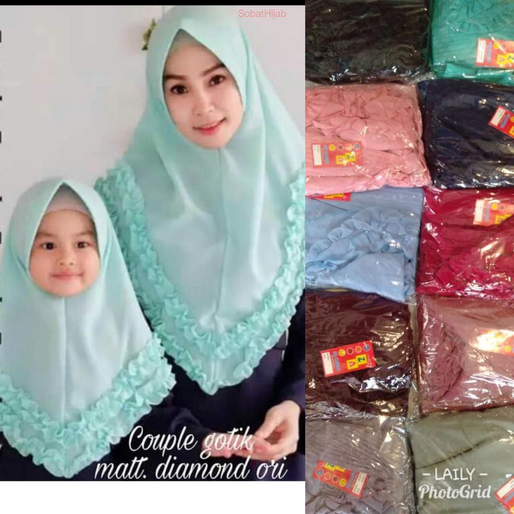 BEST SELLER Jilbab Couple Anak Dan Ibu / Jilbab Mom Kids / Jilbab Anak / Jilbab Couple Termurah