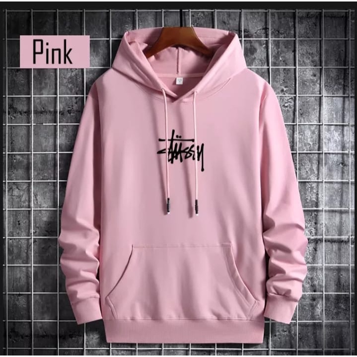 STUSSY - SWEATER HOODIE STUSSY FULLOVER JUMBO HOODIE PRIA WANITA FLEECE PREMIUM TEBAL TERMURAH